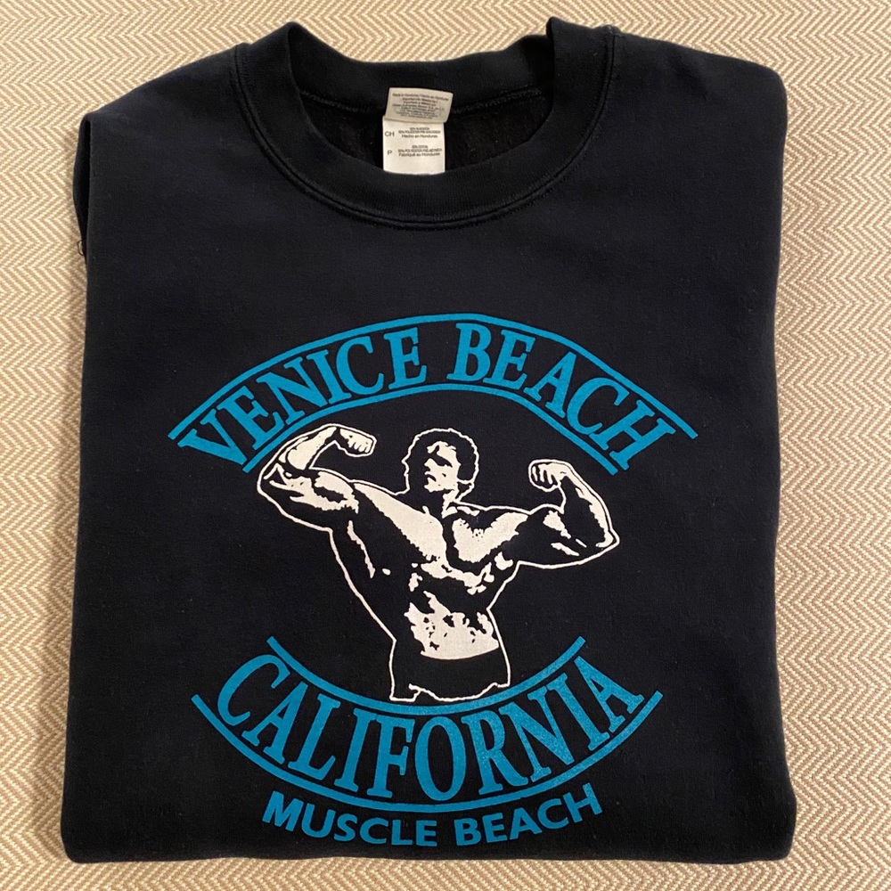 Vintage 90’s Arnold Schwarzenegger Muscle Beach Venice CA Sweatshirt